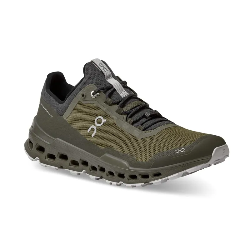 On Running Men's Cloudultra Running Shoes in Olive/Eclipse-1